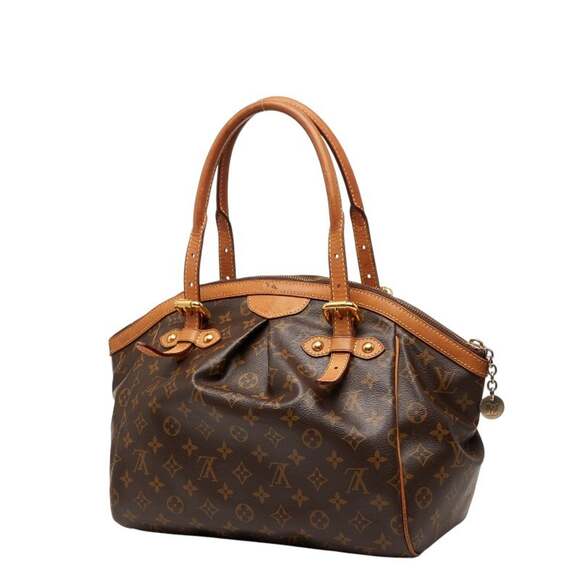 LOUIS VUITTON Authentic Brown Monogram Leather Bag - Picture 2 of 13